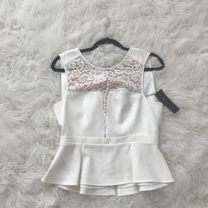 Bcbgmaxazria BRAND NEW peplum shirt